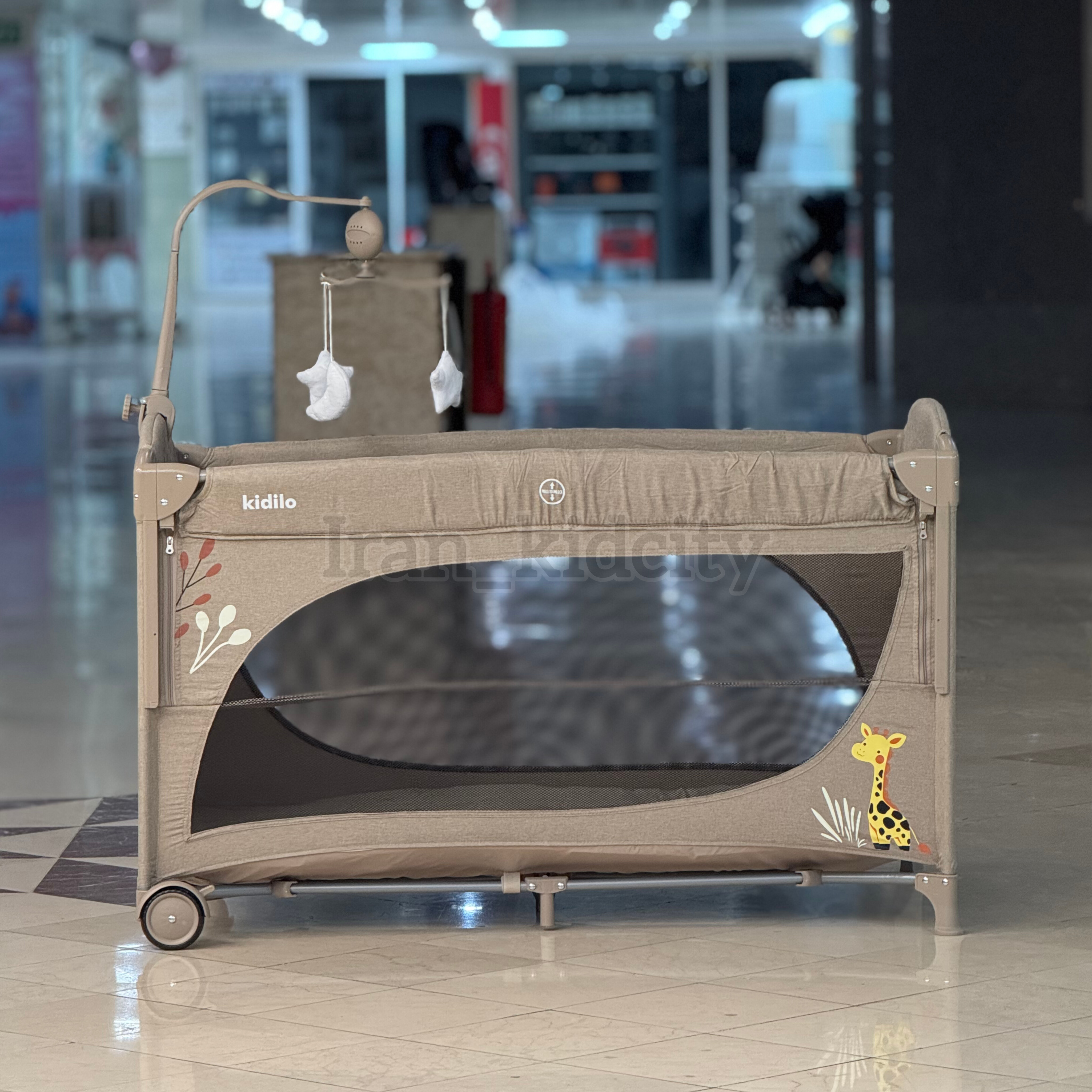 تخت و پارک نوزاد کیدیلو مدل T704