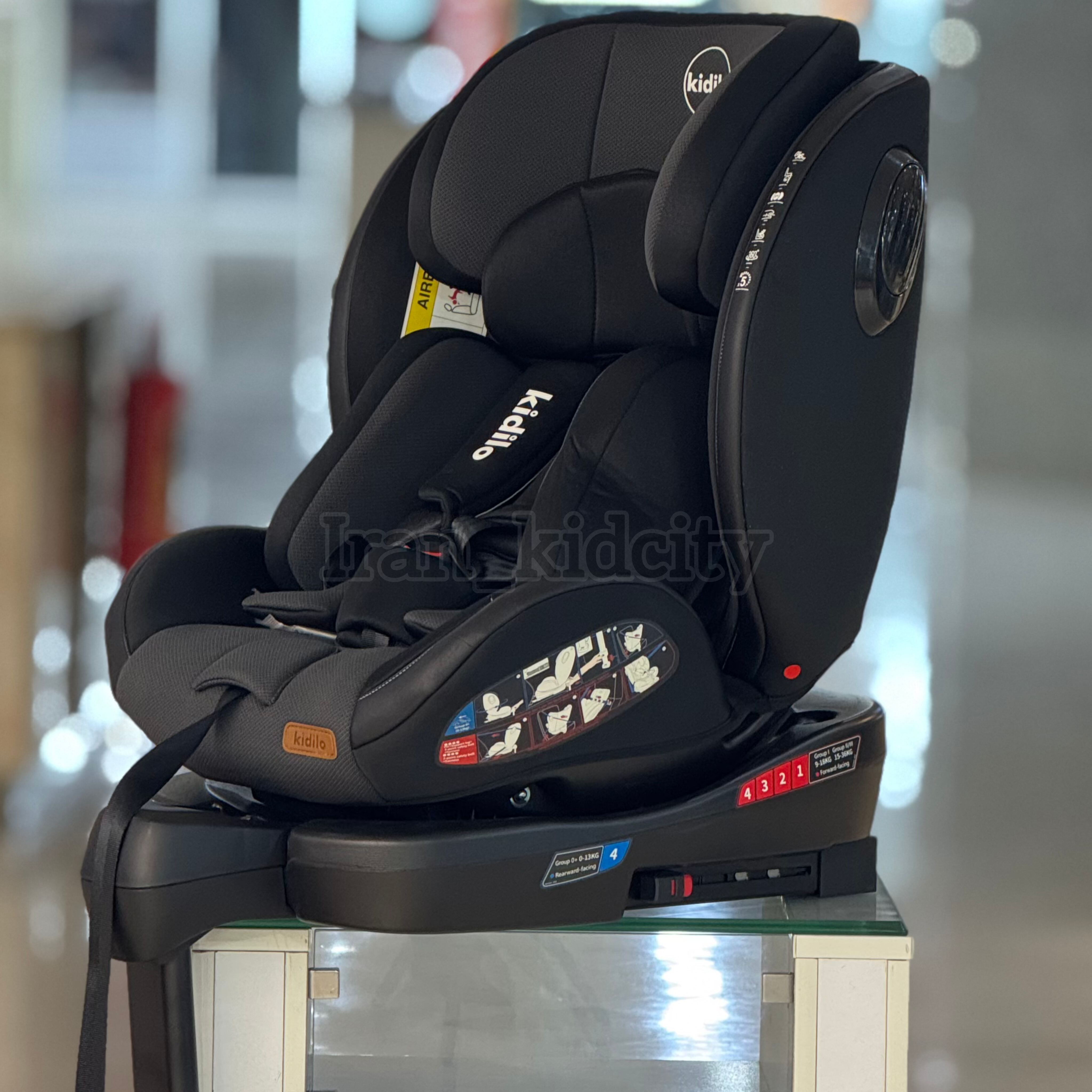 صندلی ماشین چرخشی ایزوفیکس دار کیدیلو مدل G407